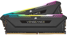 CORSAIR DDR4 PC-minne - VENGEANCE RGB PRO SL - 16 GB (2x8 GB) - 3200 MHz - CAS 16 - Svart (CMH16GX4M2E3200C16)