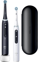 Braun Oral-B iO Series 5 musta/valkoinen hammasharja 415121 (415121) 2. käsikappaleen kanssa