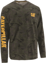 Caterpillar Mens Trademark Banner Camo Long-Sleeved T-Shirt