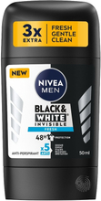 Men Black&White Invisible Fresh antiperspiranttipuikko 50ml