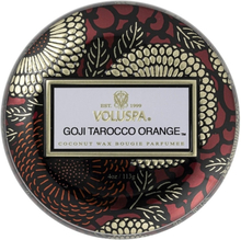 Voluspa Decorative Tin Candle Goji Tarocco Orange 113g