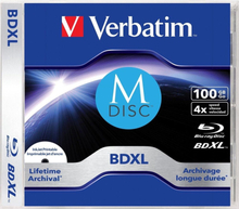 Verbatim MDISC Lifetime arkisto BDXL 100GB - Jewel Case pakattuna 1 kpl