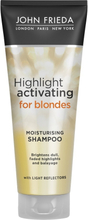 Sheer Blonde Highlight Activating kosteuttava shampoo vaaleanvaaleille hiuksille 250ml