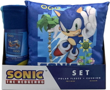 Sonic the Hedgehog napahuopa fleecepeite + tyyny set