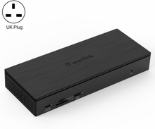WAVLINK UG69PD10 1 to 4 Screens 4K/5K AV Transfer USB-C to HD Type-C Docking Station Hub, Plug:UK Plug