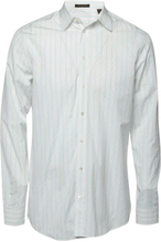 Louis Vuitton White Striped Cotton Button Front -skjorte