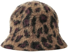 Leopard tilbehør fluffy bøttehatt acc hatter casual stoff