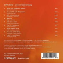 Alexander Lövmark : Little Bird: Live in Gothenburg CD (2023)