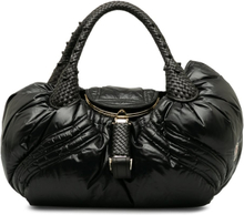 Pre-owned Fendi x Moncler Puffer Spy Handbag Black