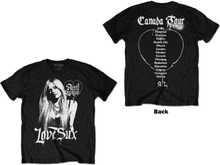 Avril Lavigne Unisex T-Shirt: Love Sux (Back Print) (Small)