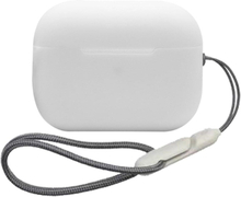 AirPods Pro 2 silicone case with lanyard - White