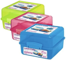 sistema Lunchbox Lunch Cube 1,4 l 1 Stk ( Assorteret farver )