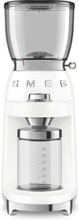 Smeg 50''s Style Kahvimylly CGF01WHEU (valkoinen), 150 W, 220-240 V, 50 - 60 Hz, 3,1 kg, 250 mm, 170 mm