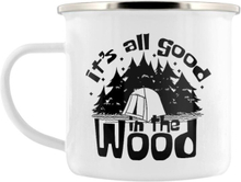 Grindstore It´s All Good In The Wood Enamel Mug