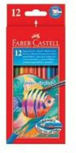 Vesivärikynät Faber-Castell Monivärinen (12 Kappaletta)