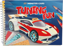 Monster Cars Tuning Fun Coloring Book