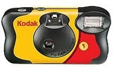 Kodak FunSaver Camera, Kompakti filmikamera, 35 mm, 400, 800, Elektroninen, Auto, Musta, Punainen, Keltainen