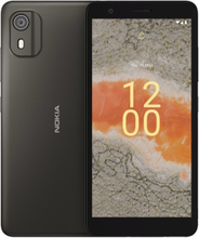 Nokia C C02, 13,8 cm (5.45"), 2 GB, 32 GB, 5 MP, Android 12 Go edition, Musta