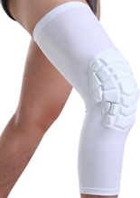 Hot Pressed Honeycomb Knee Pads Basketball Climbing Sports Knee Pads Protective Gear, Specification: L (White)