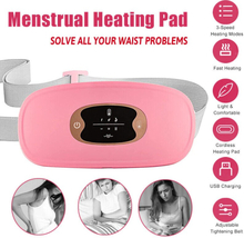 USB Electric Heating Menstrual Heat Pad Belt Woman Period Pain Relief Cramps