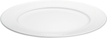Tallerken Flad Plissé 22 Cm Hvid Home Tableware Plates Dinner Plates White Pillivuyt