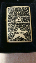 Zippo Lighter Star Design Pocket #68 Limited Edition Tuulenpit?v?