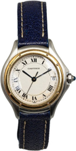 Pre-owned Cartier Quartz Stainless Steel Cougar Watch Silver