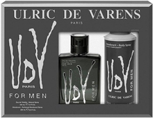 Ulric De Varens UDV Black For Men Eau De Toilette Spray 100ml Set 2 Pieces 2020