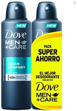 Dove Men Clean Comfort Deodorant Spray 2x200ml