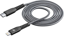Cellularline Tetra Force Cable 120cm - USB-C to Lightning - 1,2 m - Lightning - USB C - Männlich - Männlich - Schwarz (CABC2LMFI1MK)