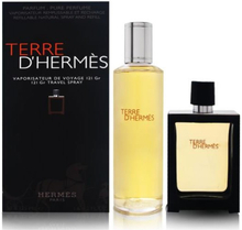 Terre D'hermes Eau De Perfume Spray Refillable 30ml Set 2 Pieces