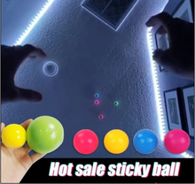 3st Kolmas tahmea pallo hehkuva kimaltelee Squash Sticky Target Toys Fidget