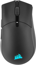 Corsair SABRE RGB PRO WIRELESS CHAMPION, Oikeakätinen, Optinen, RF Wireless + Bluetooth + USB Type-A, 26000 DPI, Musta