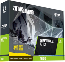 Zotac GAMING GeForce GTX 1650 AMP CORE GDDR6, GeForce GTX 1650, 4 GB, GDDR6, 128 bittiä, 7680 x 4320 pikseliä, PCI Express 3.0