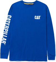 Caterpillar Mens Trademark Banner Long-Sleeved T-Shirt