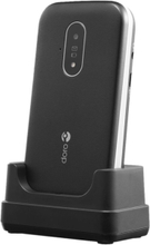 Doro 6820, Simpukka, Yksittäinen SIM, 7,11 mm (0.28"), 2 MP, Bluetooth, Musta