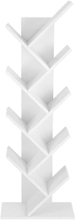 Rootz-kirjahylly - 8-kerroksinen kirjahylly - Puun muotoinen kirjahylly - Moderni puukirjajärjestäjä - Tyylikäs puun muotoinen hyllyyksikkö - Lattiall