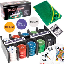 Pokerset / Texas Poker Set - 200 Marker