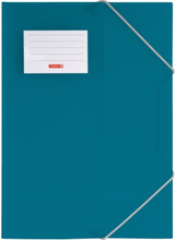 Brunnen FACT!pp, Envelope folder, A4, Polypropylene (PP), Turquoise, Elastic band, 1 pc(s)