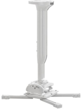 CHIEF KITMC045080W - Celing mount with lockable unislide, Adj. column 45-80cm, Max load 22kg, White