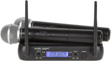 VHF-mikrofoni 2-kanavainen WR-358LD (2 x kämmenmikrofoni)