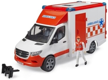 BRUDER MB Sprinter Ambulance, Vehicle set, 3 yr(s), Acrylonitrile butadiene styrene (ABS), Orange, White