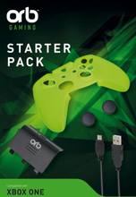 XB1 Starter Pack (incl rechargeable controller battery, controller silicon skin, grip caps, 3 meter charging cable)