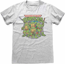 Teenage Mutant Ninja Turtles Unisex Adult Retro T-Shirt
