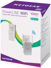 NETGEAR PowerLINE 1000 + WiFi 1000 Mbit/s Ethernet LAN Wi-Fi Valkoinen