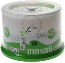 Maxell DVD-R 4.7GB 16x Spindle 50pk, DVD-R, Akseli, 50 kpl, 4,7 GB