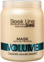 Sleek Line Repair Volume Mask -hiusnaamio silkillä volyymia lisäävä 1000ml