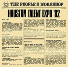 The People’s Workshop : Houston Talent Expo ’82 CD 12″ Album (2016)