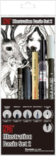 ZIG Inktober special pen set - Illustration Basic Set 2