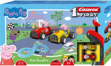 Carrera FIRST Peppa Pig Kids GranPrix, Kilpa-ajoneuvo ja ratasetti, 3 vuosi/vuosia, Monivärinen